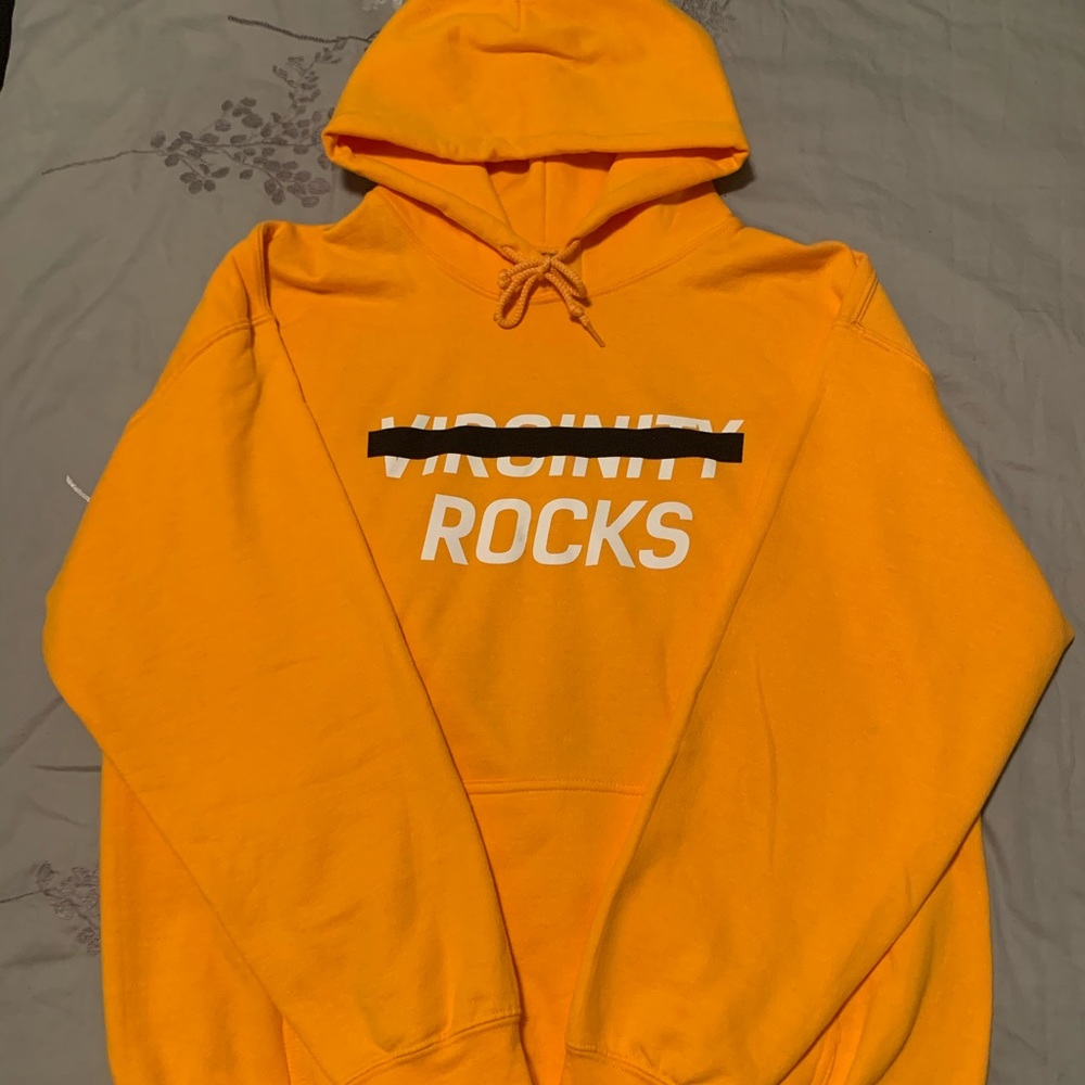 Virginity rocks hoodie brand new
